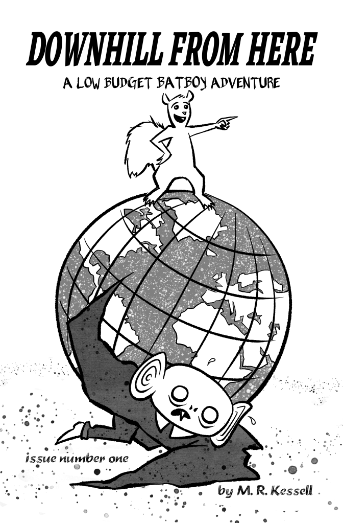 cover illustration of Batboy zine